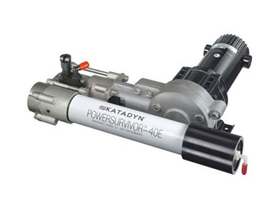 KATADYN POWER SURVIVOR 40E WATERMAKER The PowerSurvivor 40E is compact and energy efficient, drawing only 4 amps to desalinate water for your yacht. It’s simple construction and rugged design