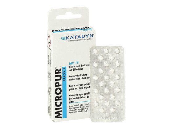 KATADYN MICROPUR CLASSIC MC 1T Micropur Classic keeps water free from germs, algae and odours.