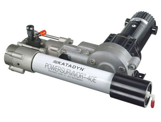 KATADYN POWER SURVIVOR 40E 12V The PowerSurvivor 40E is compact and energy efficient, drawing only 4 amps to desalinate water for your yacht. It’s simple construction and rugged design make t