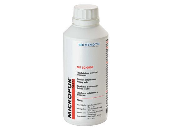 KATADYN MICROPUR FORTE MF 50,000P Fast and effective water disinfection for clear water.
