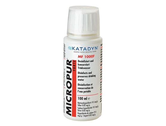 KATADYN MICROPUR FORTE MF 1000F Essential item for any traveller to avoid contaminated water (e.g. brushing teeth, drinking water).