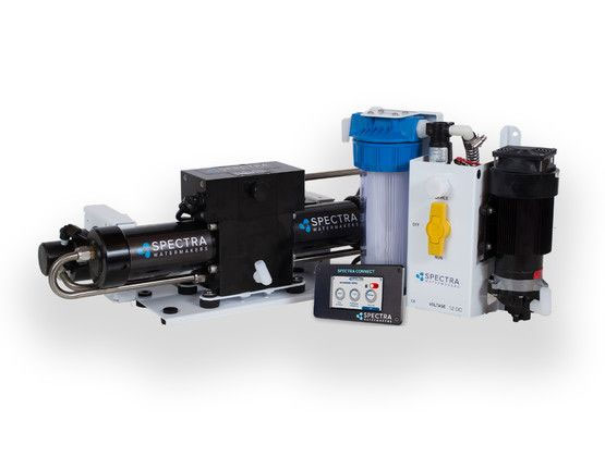 SPECTRA VENTURA 200C WATERMAKER Spectra Connect also has new features like the Fill Tank mode, or a customizable Auto Run mode, One-Touch Sensor Calibration, and suggested maintenance interval